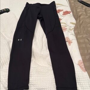 Under Armour black Leggings with Logo-SM/25” inseam